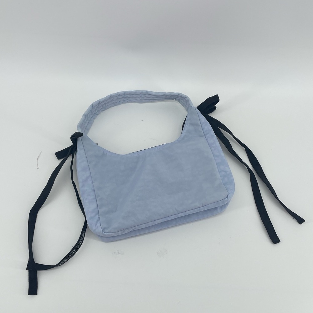 Sandy Liang x Baggu Mini Bow Bag in Powder Blue A15 - Picture 2 of 8